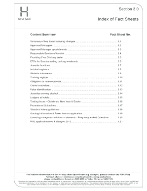 Content Summary Fact Sheet No - AHAWA - ahawa asn