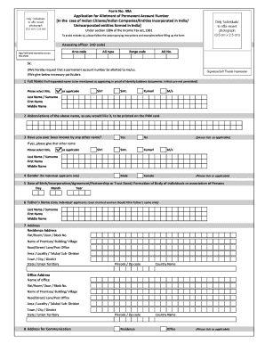 Fillable Online companyformationinindia co Form 49A.pdf ...