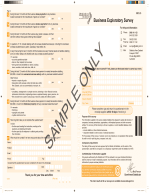 Business Exploratory Survey