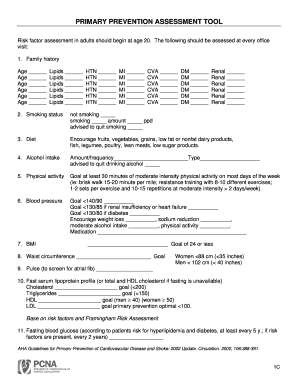 Primary Prevention Assessment Tool