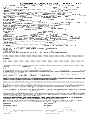 New Jersey Exclusive Listing Agreement