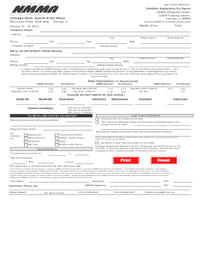 Chicago Boat Sports RV Show Exhibitor Application