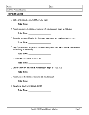 Form preview