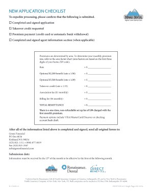 Higher Level Dental Care Application