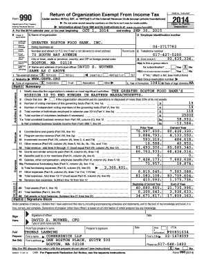 Form 990 Return of Organization Exempt From Income Tax