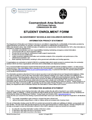 Student Enrolment Form