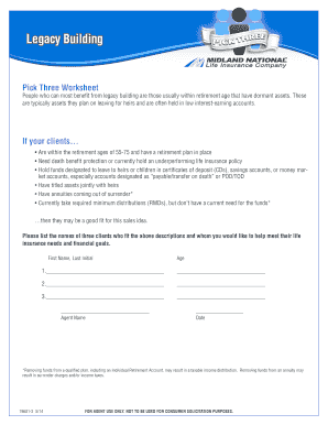 Legacy Building Client Worksheet