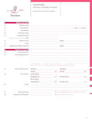 Aanvraag vergunning evenement