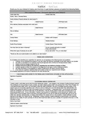 Domestic Wholesale Application