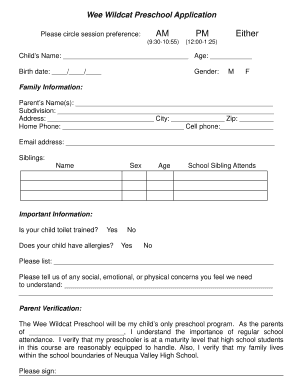 Form preview