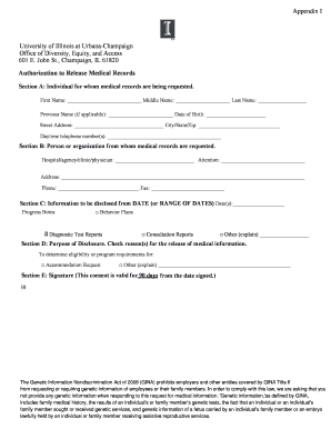 Authorization to Release Medical Records