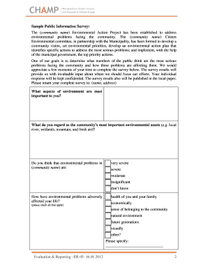 Public Information Survey