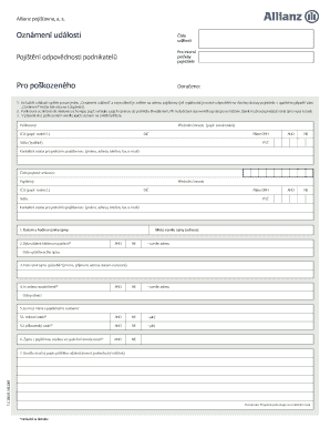 Allianz Event Notification Form