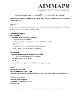 CURSO DE SEGURANA NA UTILIZAO DE PONTES ROLANTES 15 - aimmap