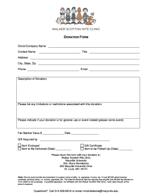 Donation Form