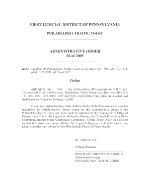 Philadelphia Traffic Court Continuance Request