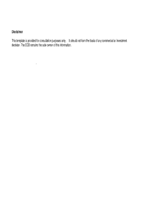 ECB RMBS Loan Level Data Reporting Template