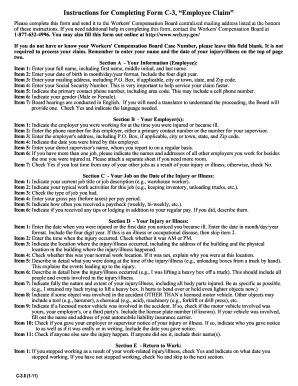 New York Employee Claim Form C-3