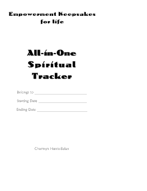 Spiritual Tracker Keepsake