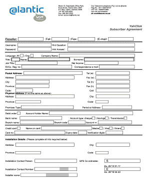 YahClick Subscriber Agreement
