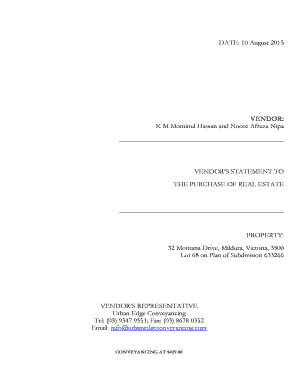 Contract of Sale of Real Estate