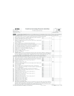 Form 6765 Credit for Increasing Research Activities