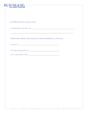 Rental Commission invoice - docsmyrutenbergcom