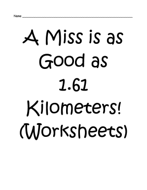 Metric Unit Worksheets
