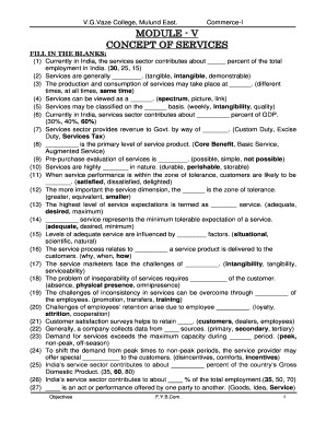 Commerce Services Concept Fillable Form