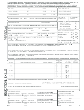 St. Margaret's Health Employment Application