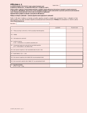 Czech Republic Foreign Income Tax Form