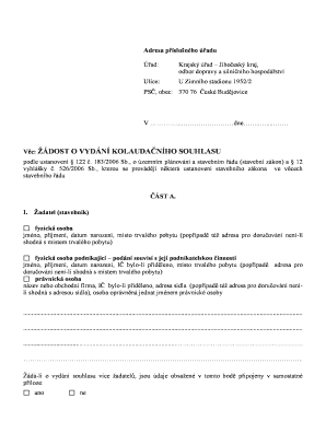 Czech Republic Building Completion Certificate Application