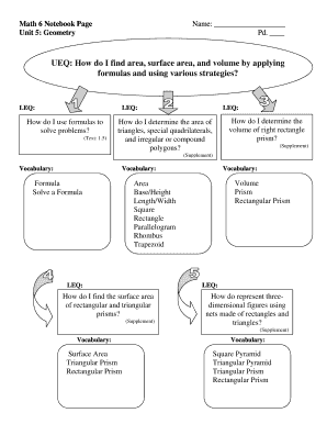 Geometry Worksheet