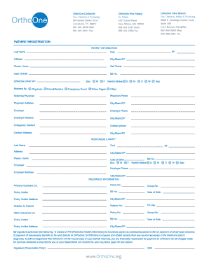 Patient Registration Form