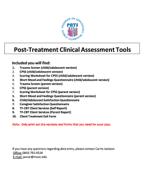 Child Adolescent Satisfaction Questionnaire