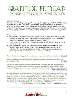 Gratitude Retreat Guide