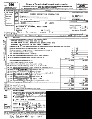 Form 990 Return of Organization Exempt From Income Tax