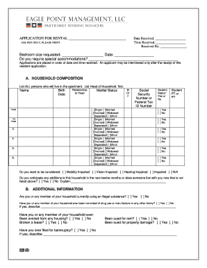 Rental Application Form