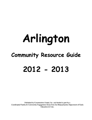 Arlington Community Resource Guide