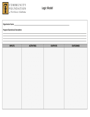 Logic Model Template
