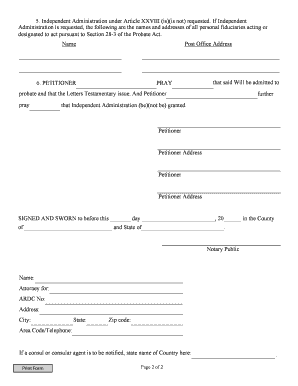 Bible on testamentary decision form