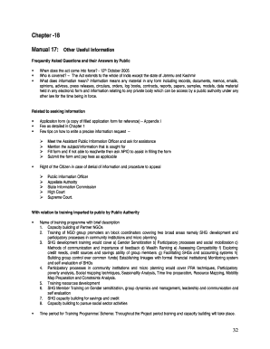 Indian Right to Information Application Form