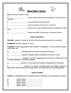 Short Story Terms Guide