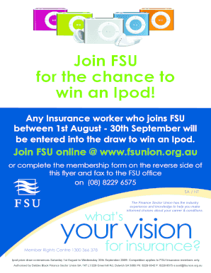 FSU Membership Application Form