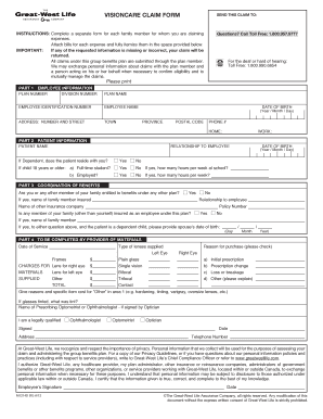VisionCare Claim Form