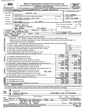 Form 990 2011