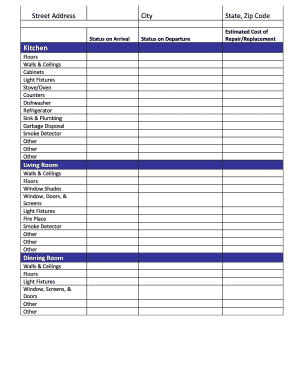 Fillable Online Landlord Tenant Checklist.doc Fax Email Print - pdfFiller