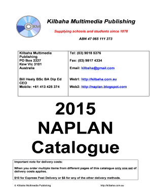 NAPLAN Trial Tests Order Form