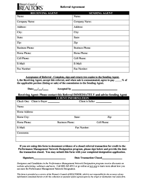 Referral Agreement