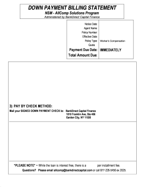 Commercial Insurance Premium Finance Agreement